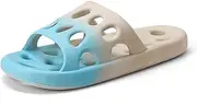 [HYDLONGR] Men's Women's Lightweight Soft Sole Open Toe Shower Slippers Outdoor Beach Sandals Indoor Home Sandals