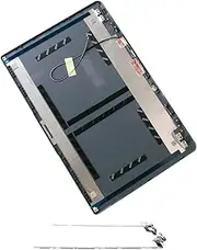 CyanWind Laptop LCD Back Cover Hinge Set Silver Gray for Lenovo IdeaPad 3-15ITL6 82H8 3-15ADA6 82KR 3-15ALC6 82KU 3 15IAU7 82RK 3 15ABA7 82RN 5CB1B60414 AP21P000100