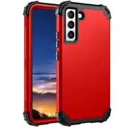 MCC Impact Samsung Galaxy S22 5G Shockproof 3in1 Rugged Case Cover S901 [Red]
