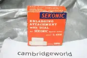 SEKONIC L-428 LIGHT EXPOSURE METER ENLARGING ATTACHMENT with DIALORIGINAL GENUIN