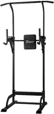 FINEX Power Tower - Dip Station Pull Up/Chin up Bar Stand, 199-235CM Adjustab...