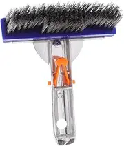 KITANDOVE Pool Cleaning Brush Stainless Steel Wire Brush Hot Tub Brush Wire Brush for Pool Heavy Duty Wire Brush Heavy Duty Pool Brush Deck Scrub Brush Metal Wire Brush Pool Brush Handle