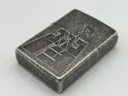 Zippo Oil Lighter Golgo 13 Duke Togo Sniper Silver Brass Regular Case Japan New