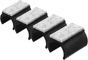 ETHZZLE 4pcs Felt Furniture Pads for Hardwood Floors Noise-reducing Chair Legs Pads U-Shaped Outdoor Chair Cushions Non-Slip Wear-Resistant Pad Set