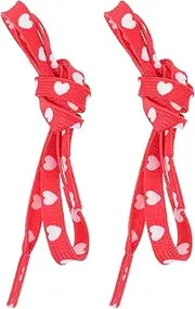 [LIFKOME] Valentine's Day Love Shoelaces Red Men Wallet Tape Shoe Rack Casual Ties Shoe Cord Storage Rack Holder Shoelaces for Running Slippers Tag Chain Fun Holders Polyester