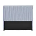 [OneWorld Collection] Newport Bedhead Queen White & Blue Pin Stripe