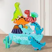LICRAFT Animal Stacking Building Blocks,Stacking Toys Balance Game Toy Set for Toddlers-New