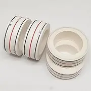 HONEYSEW 4 Rolls Diagonal Seam Tapes Sewing Basting Tape for Sewing Straight Diagonal Seams Instruction Tool