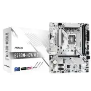 ASRock Motherboard B760M-HDV/M.2 Intel CPU LGA1700 B760 Chipset DDR5 Micro ATX