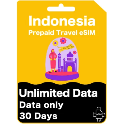 Bali & Indonesia Prepaid Travel eSIM