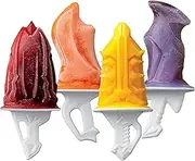 Tovolo Sword Ice Pop Molds Popsicle Maker, Flexible Silicone, Dishwasher Safe, Set of 4