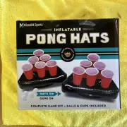 Pong Hat Game Inflatable Pong Hats Drinking Games Inflatable Drink Holder