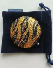 Estee Lauder Collectible Leopard pattern translucent pressed powder case only