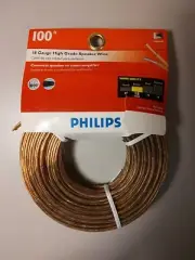 Philips 100 feet 18 Gauge Speaker Wire New