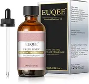 EUQEE Fresh Linen Fragrance Oil Premium Fragrance Essential Oil for Aromatherapy, DIY Bath Bombs, Diffusers (2.02 Fl oz/ 60ml)