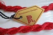 Renaissance Design Threads ~ Needle point ~ Shimmer 07 skein ~ Red
