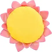 BESPORTBLE Lotus Cat Sofa Bed Sofa Bed Cat Chair Cushion Cute Cushion for Chair Plush Pet Sleeping Mat Pet Nest Pad Dog Couch Furniture Pink Plush