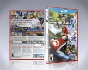 Wii U Replacement Case - NO GAME - Mario Kart 8 [Red Case]