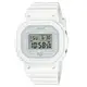 【CASIO 卡西歐】G-SHOCK 纖薄精巧 個性簡約 簡約白 經典方型 GMD-S5600BA-7_40.5mm