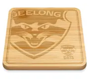 Geelong Cats AFL Bamboo Cheeseboard Cutting Charcuterie