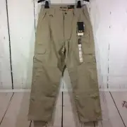5.11 Tactical Pro Cargo Pants Men's 32x30 Khaki Taclite Relaxed Fit Work Utility