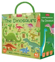Learn The Words with Dinosaurs 3D Puzzle and Book Set
