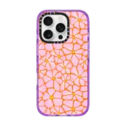 iPhone 16 Pro Impact Case Mosaic Flowers by Sandra Hutter