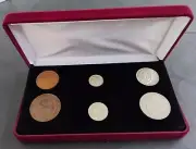 NEW Velvet display box for Australian pre-decimal coin set BOX ONLY