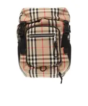 Checkered logo backpack One size Multicolor