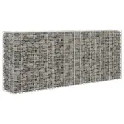 Gabion Basket Galvanised Steel 85x30x200 cm vidaXL