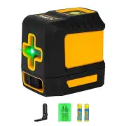 KAIWEETS T03 Line Cross Laser Level Green Laser Self-Leveling 50%-100% Brightness Modes IP54 Dust Water Protection Inclu