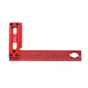 200MM Precision Scale Ruler L-Type Hole Ruler Aluminum Alloy Woodworking4453