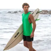 TRIBUTE - Mens Plain Heather Tank Top
