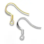 Earrings Ear Wire Metal French Shepherd Hook Findings