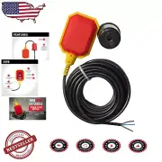 Durable Non-Corrosive Float Switch for Sump and Bilge Pumps - 5-Year Warranty