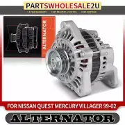 Alternator for Nissan Quest Mercury Villager 1999-2002 3.3L 125A 12V CW 5-Groove (for: Nissan)