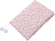 HOUDERCO Book Jacket in Floral Print Reusable Notebook Cover Washable Versatile