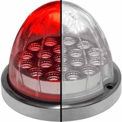 19 Diode Red Turn Signal To White Auxiliary LED Dual Revolution Watermelon Light