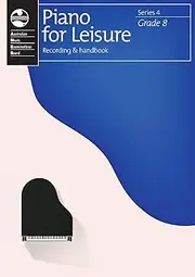AMEB Piano for Leisure Series 4 Eighth Grade Recording and Handbook