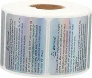 1Roll Candle Warning Labels Safety Decals for Candle Jars Essential for Candle Making and Selling Stylish Enhance Your Crafts Convenient