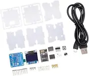 Generic Real Time Weather Clock Kit Weather Station Easy to Assemble Electronic Clock DIY Set for Kitchen Living Room Kids Desktop