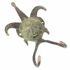 New Coat Hanger Multicolor Antique Coat Rack Brass Wall Hooks Lady Face Hat Rack