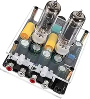 TEHAUX Tube Preamp Preamplifier for Home Theater System HiFi Audio Performance Stylish Design Easy to Install DIY for Turntables and HiFi Systems Vacuum Tube