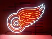 17"x14" Detroit Red Wings Beer Neon Sign Lamp Light Bar Show Gift Shop Decor MM
