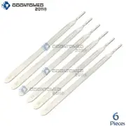 6 Scalpel Handle #4L Surgical ENT Veterinary Instruments