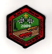 Black Swamp Area Council Findlay Ohio, 2009 Pinewood Derby Patch