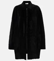 [The Row] The Row Sheeran shearling coat AU 10 black