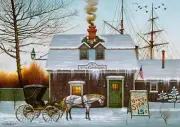 Buffalo Games Belly Warmers 300 Piece Jigsaw Puzzle By Charles Wysocki