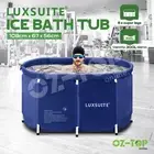 300L Portable Ice Bath Tub Inflatable Hot Bathtub SPA Massage Athletes Cold Wate