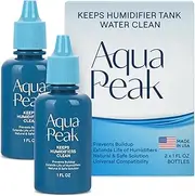 [2-Pack] Humidifier Drops for a Clean Tank - 400+ Uses - Food Grade Humidifier Cleaner - Slows Residue Accumulation and Scaling - Made in USA - Humidifier Water Treatment Cleaning Solution